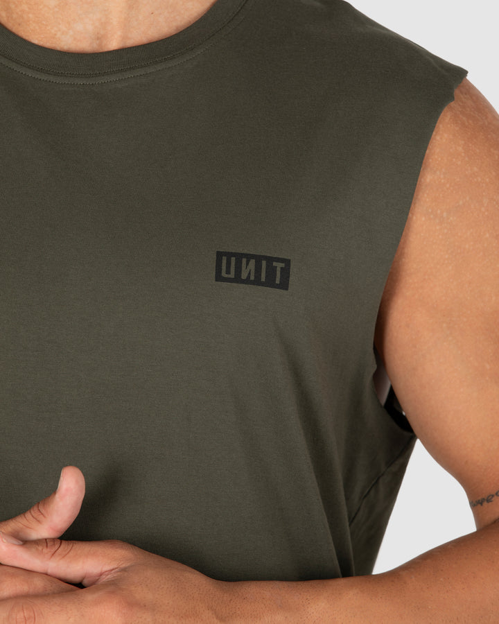 Case Muscle Tee Military
