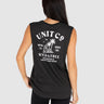 Lodge Muscle Tee Washed Black