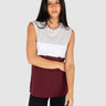 Coco Muscle Tee Burgundy