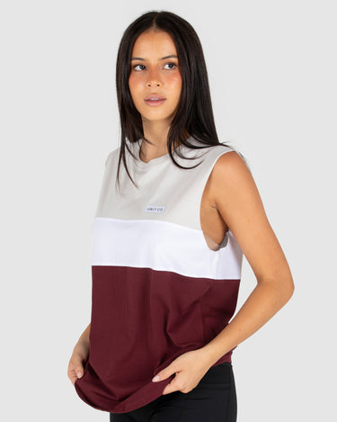Coco Muscle Tee Burgundy