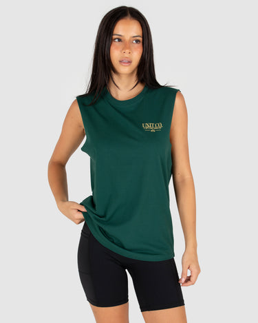 Foundation Muscle Tee Forest Green