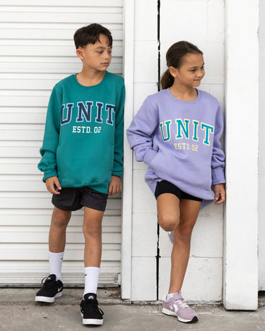 Youth Championship Crew Sweater Lavender