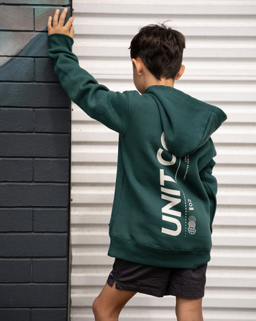 Youth Coretex Hoodie Forest Green