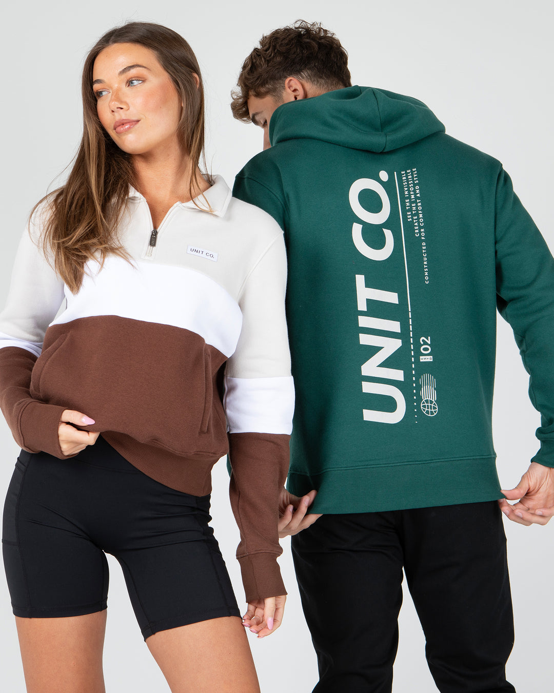 Coco Half Zip Sweater Brown