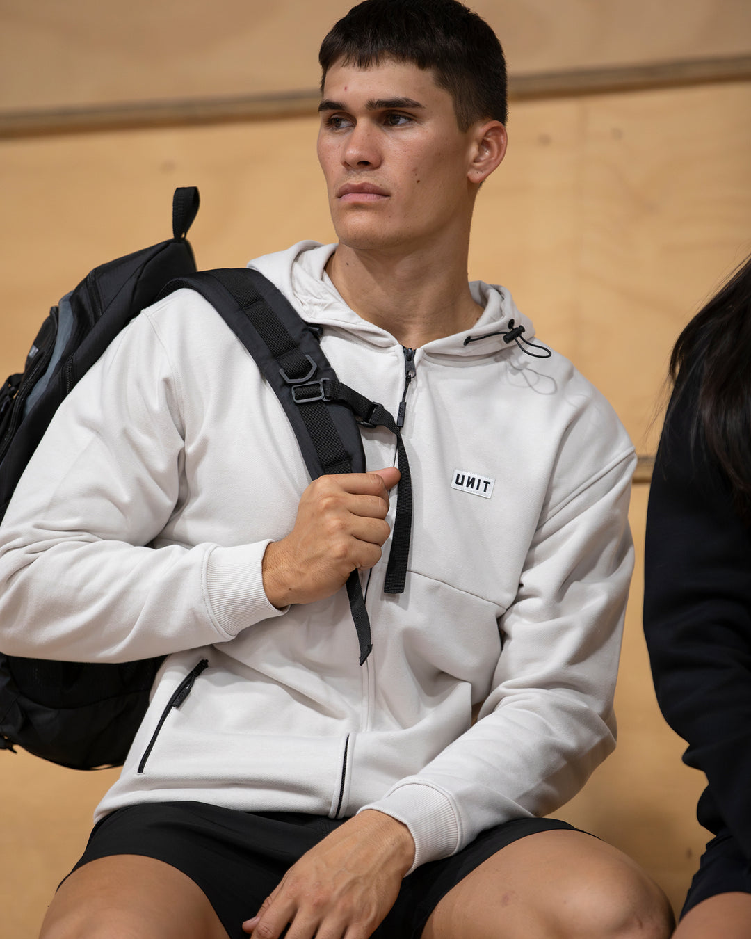 UNIT Trainer Mens Zip Thru Hoodie
