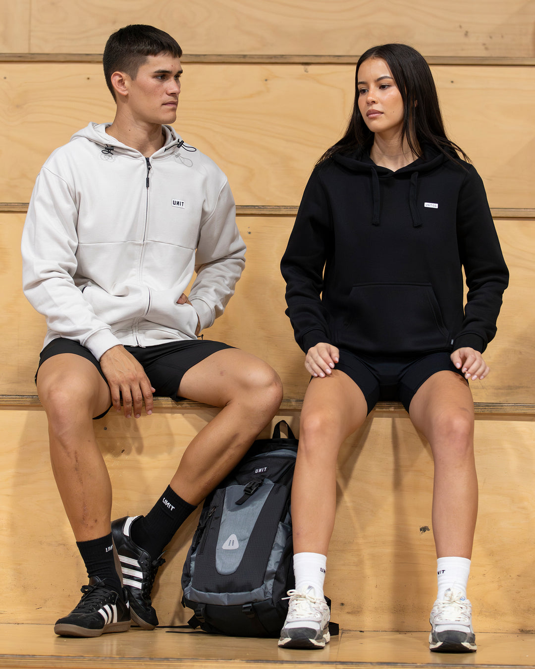 UNIT Trainer Mens Zip Thru Hoodie