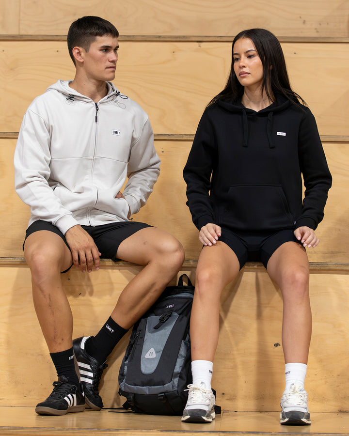 UNIT Trainer Mens Zip Thru Hoodie