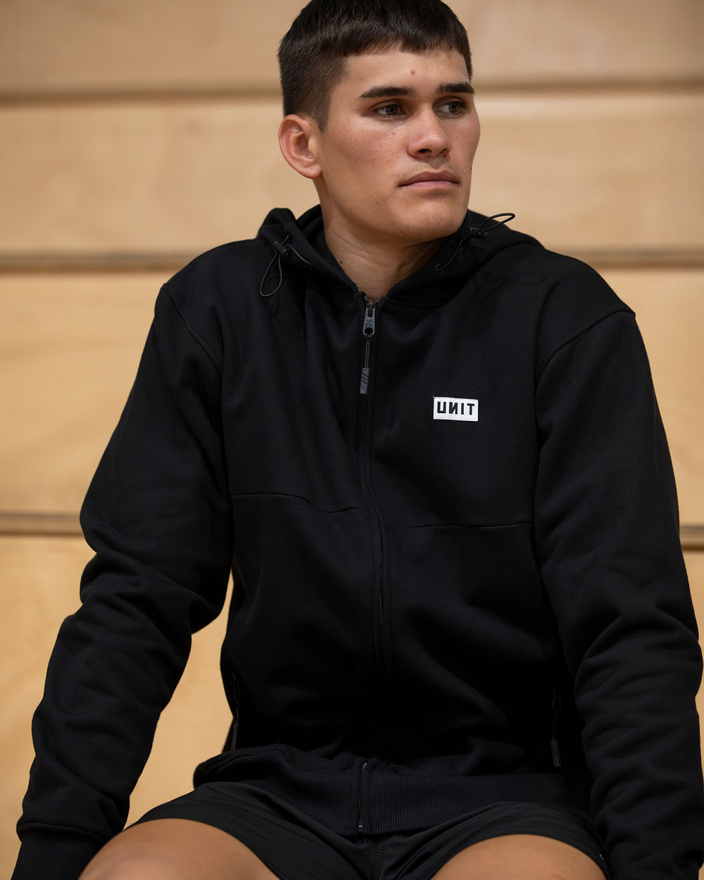UNIT Trainer Mens Zip Thru Hoodie