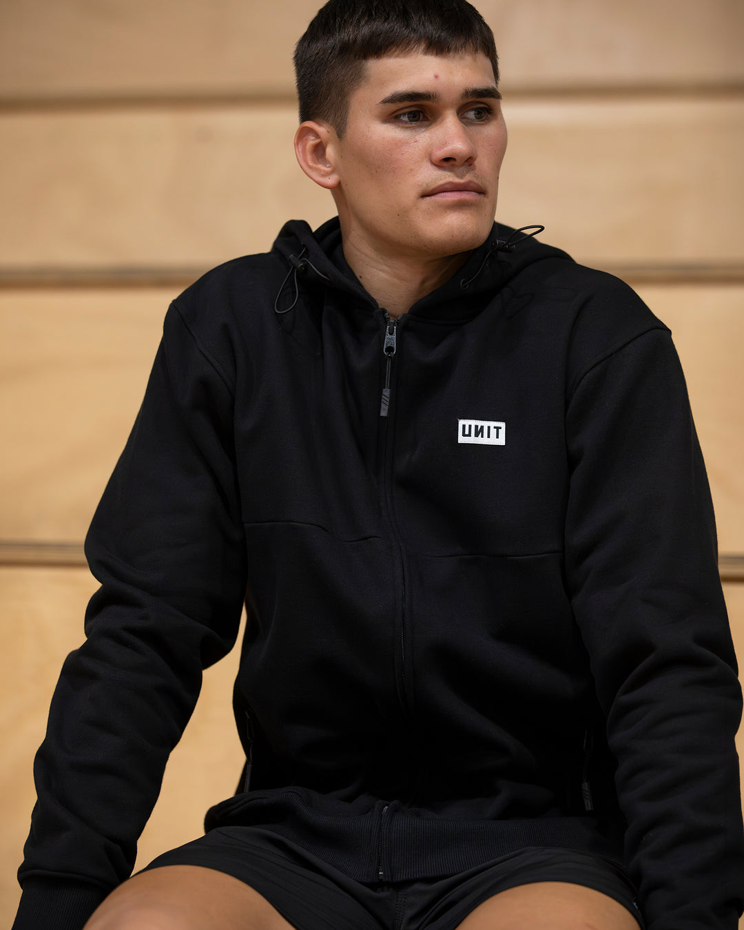 UNIT Trainer Mens Zip Thru Hoodie