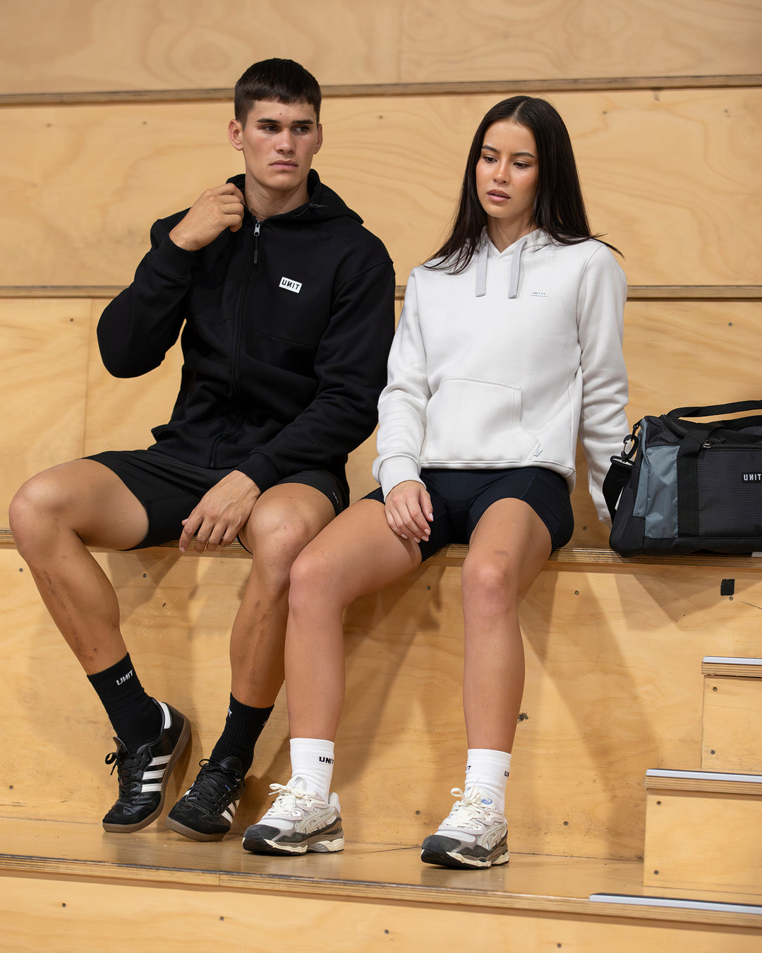 UNIT Trainer Mens Zip Thru Hoodie