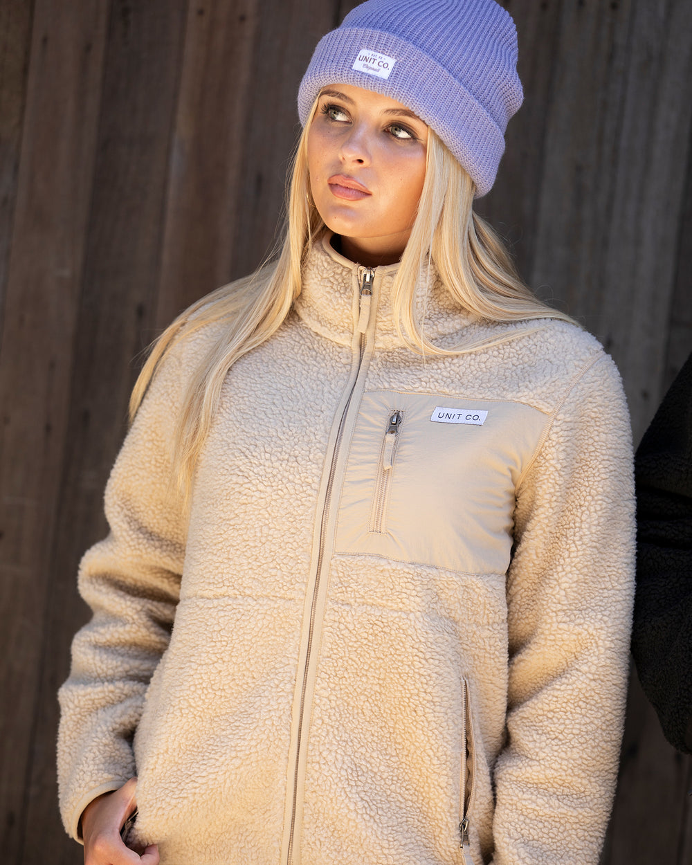 UNIT Expedition Ladies Half Pile Zip Thru Jacket