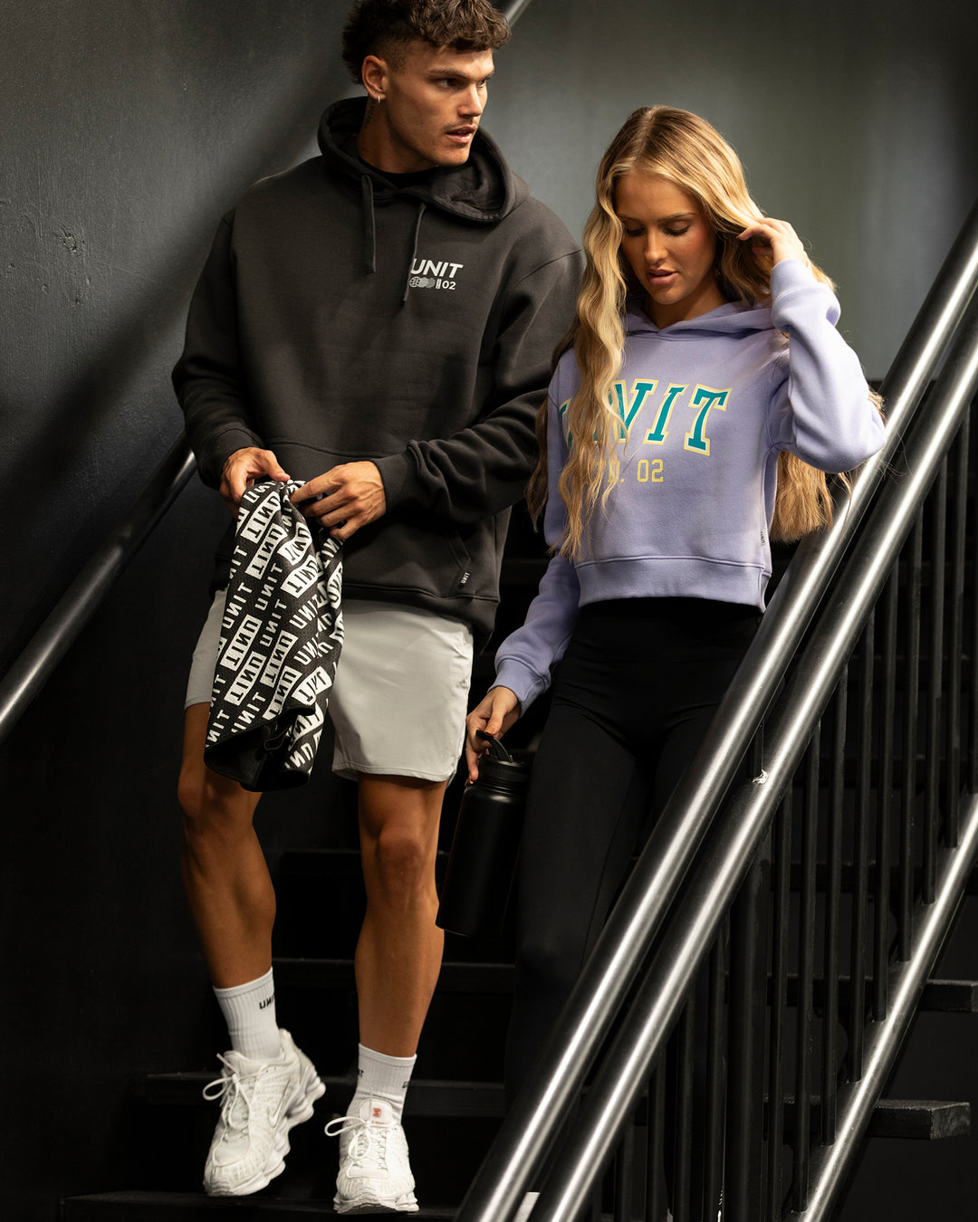 Championship Cropped Hoodie Lavender