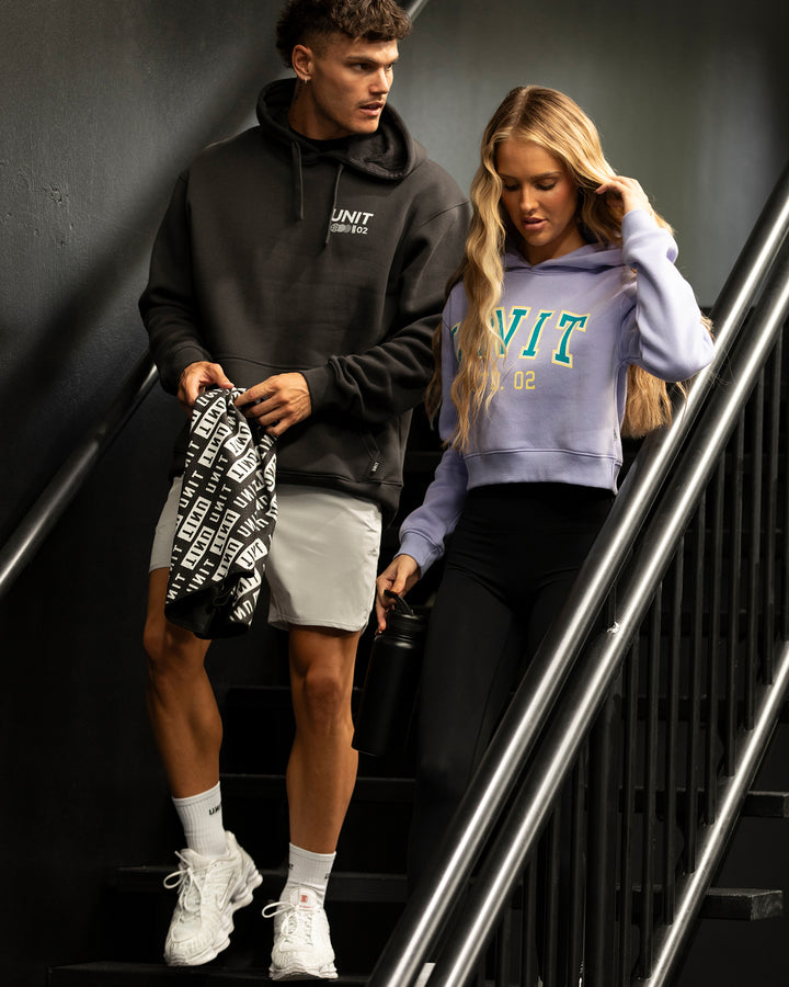 Championship Cropped Hoodie Lavender