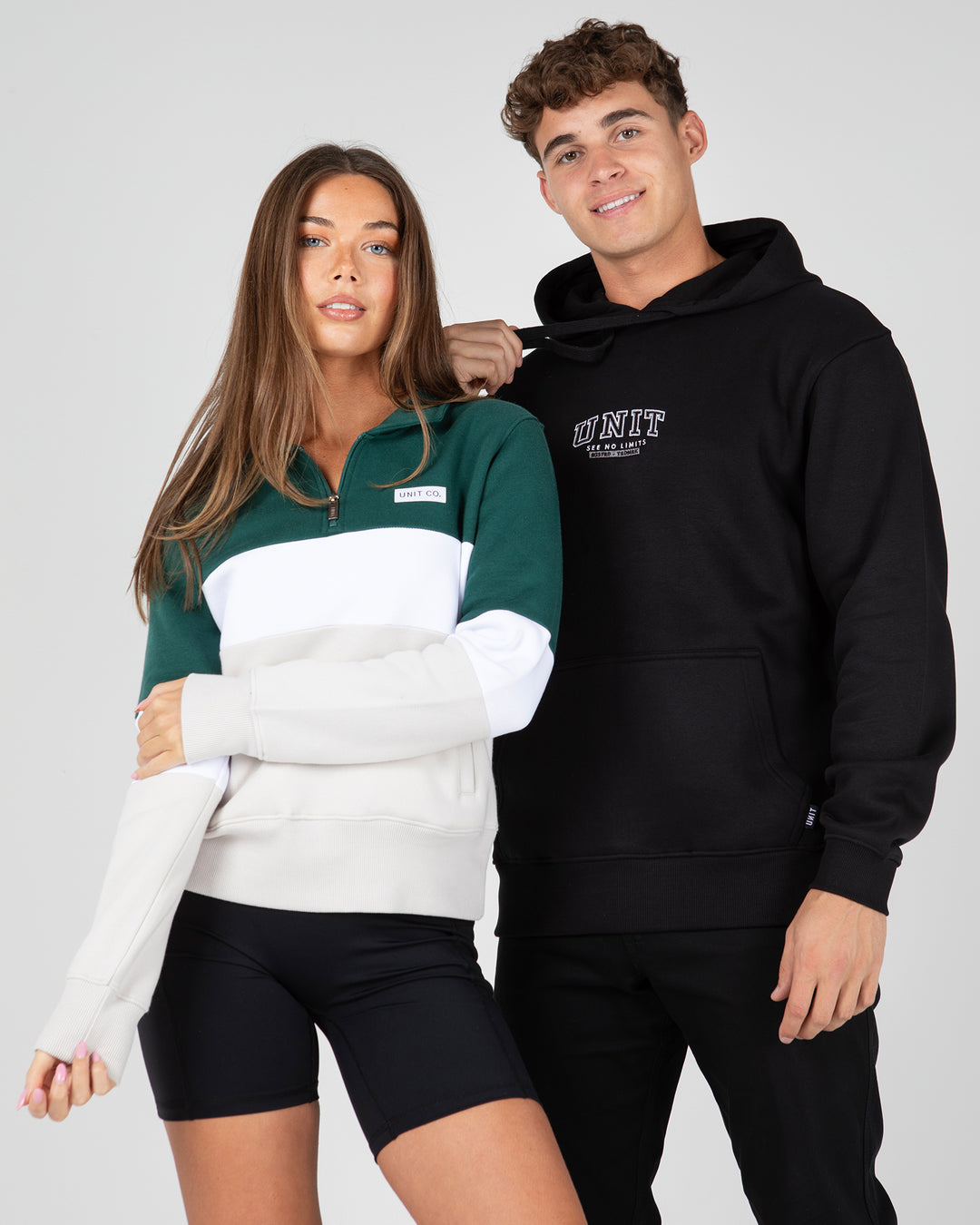 Coco Half Zip Sweater Forest Green