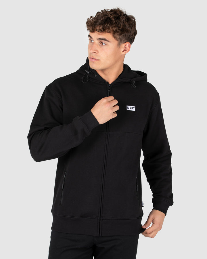 UNIT Trainer Mens Zip Thru Hoodie