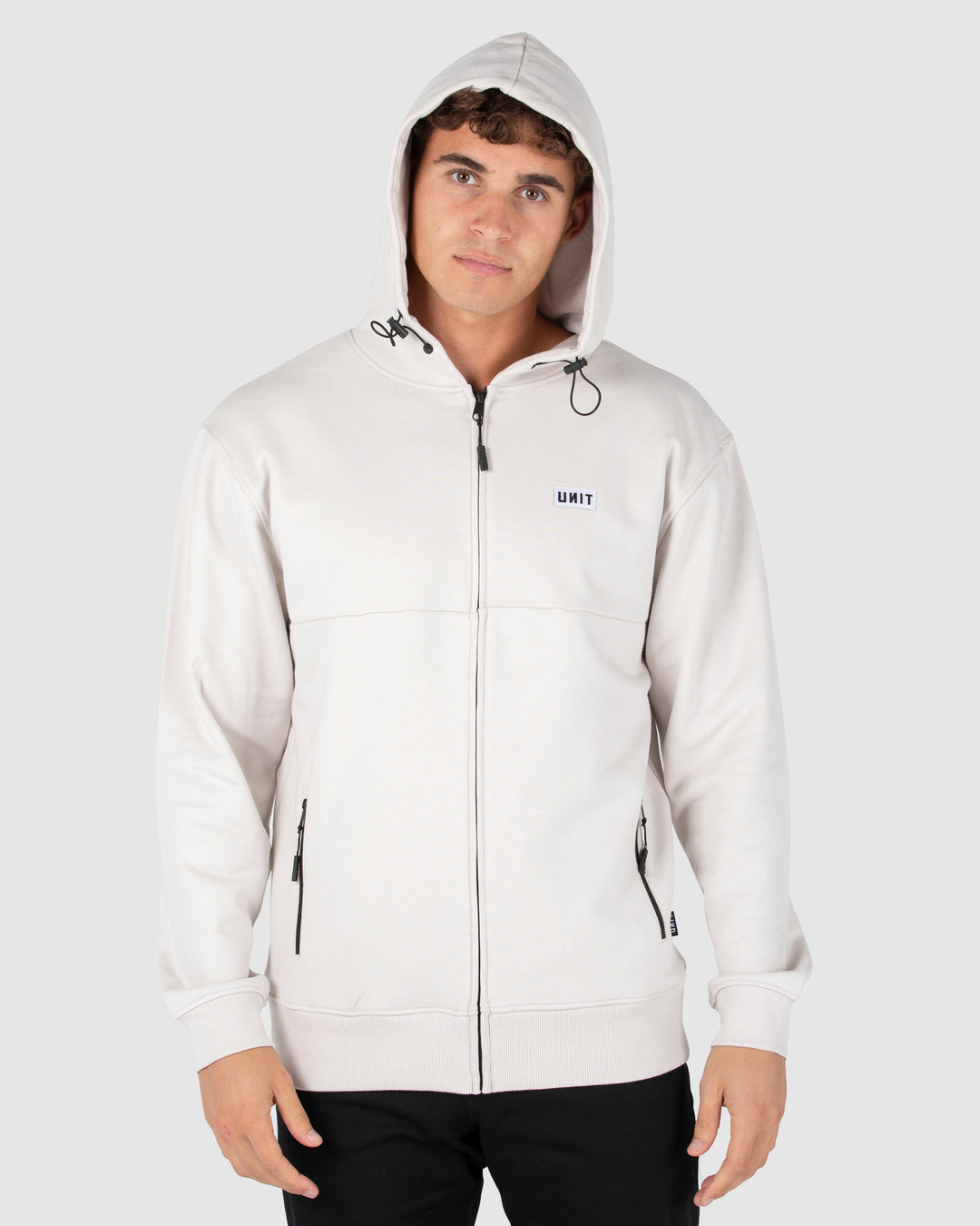 UNIT Trainer Mens Zip Thru Hoodie
