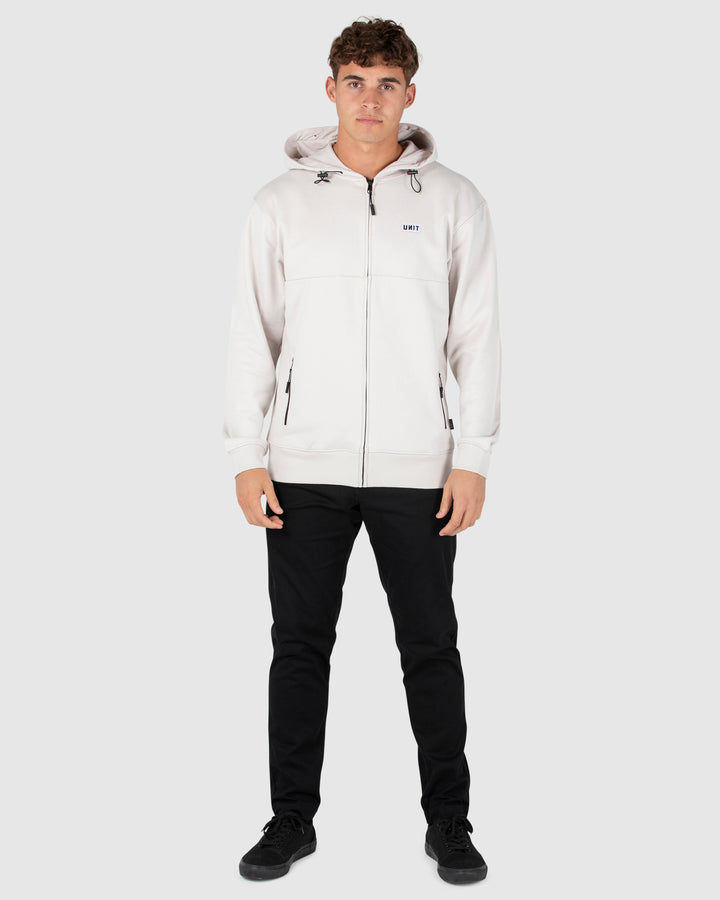 UNIT Trainer Mens Zip Thru Hoodie