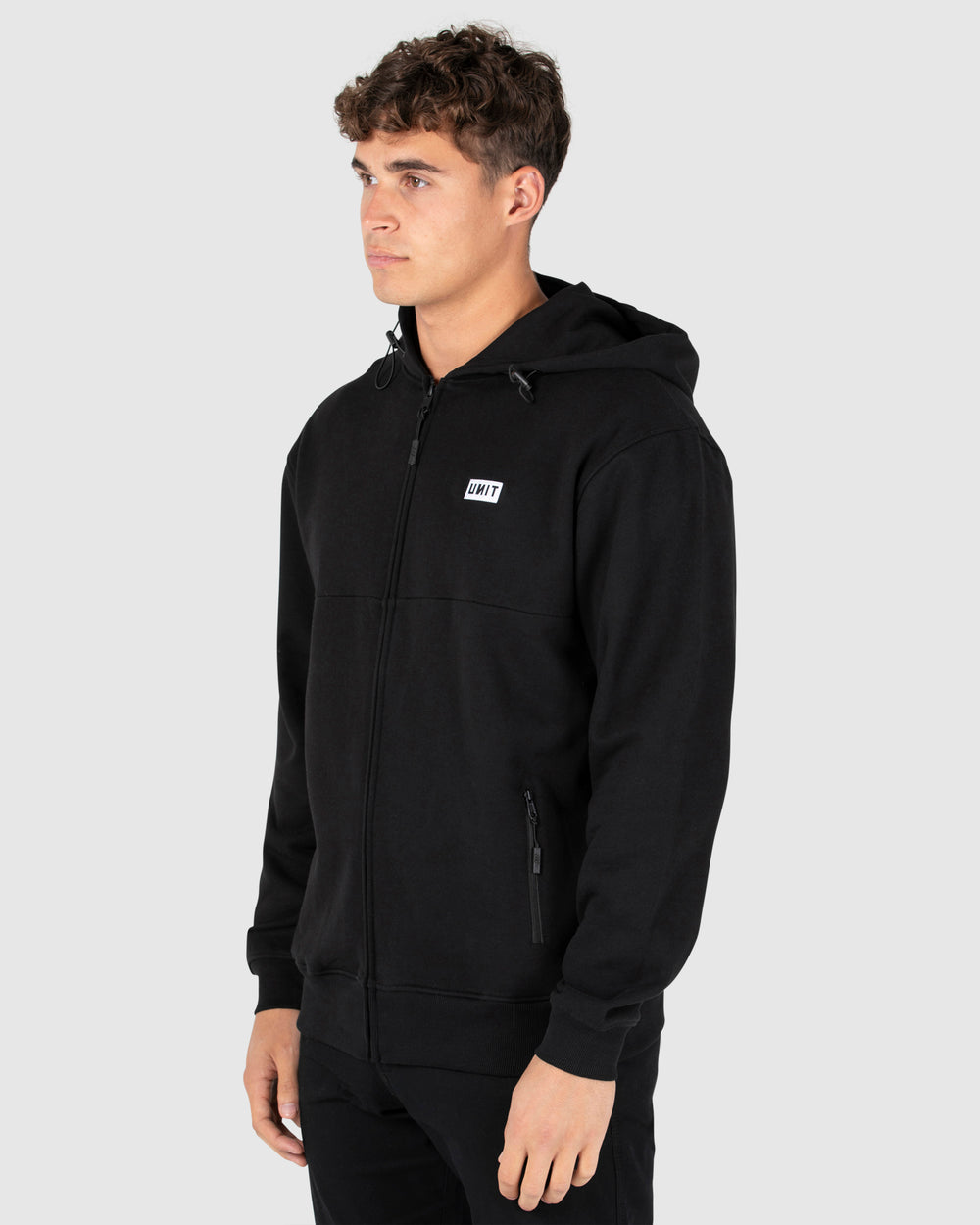 UNIT Trainer Mens Zip Thru Hoodie