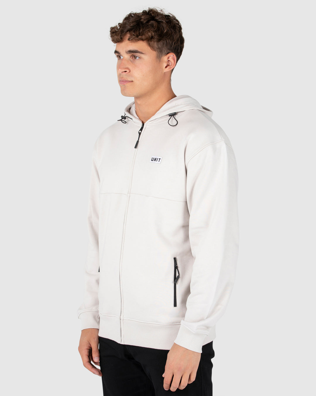 UNIT Trainer Mens Zip Thru Hoodie