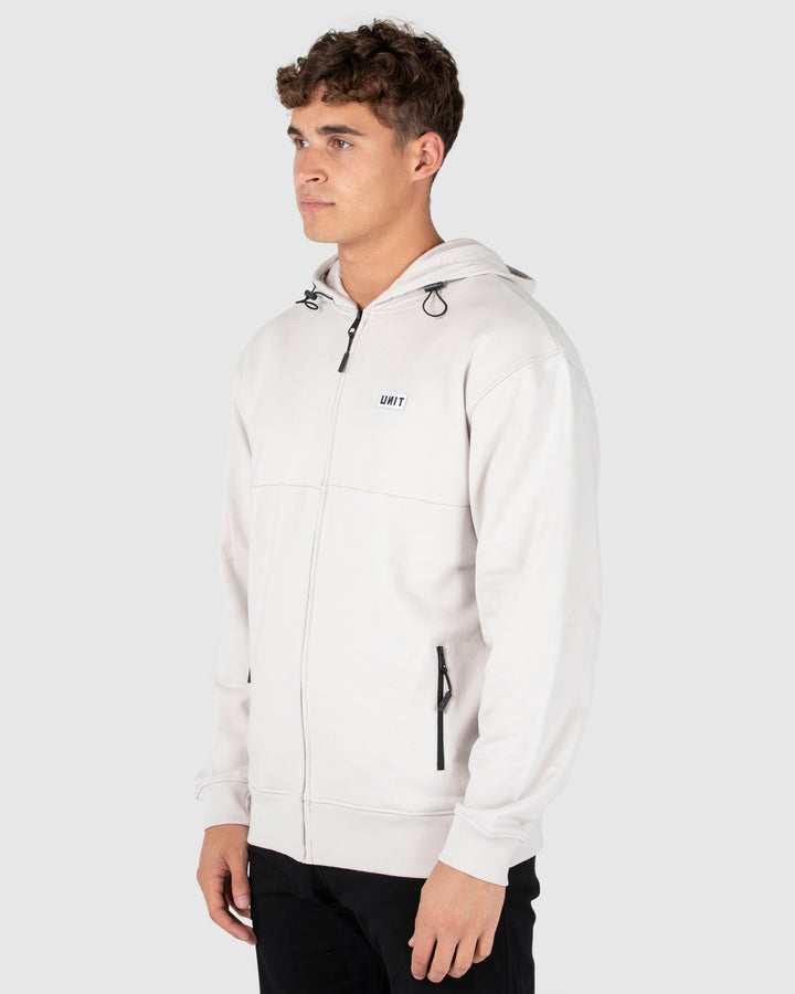 UNIT Trainer Mens Zip Thru Hoodie