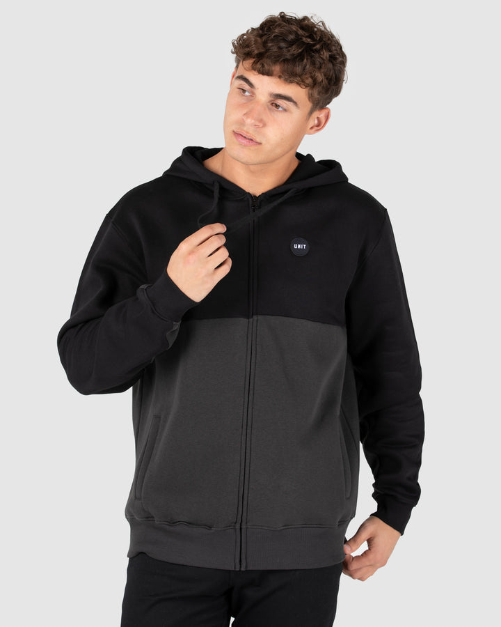 UNIT Border Mens Zip Thru Hoodie