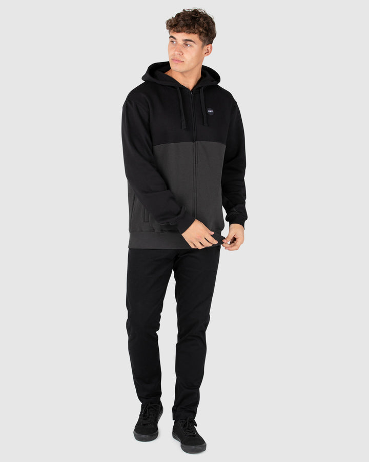 UNIT Border Mens Zip Thru Hoodie