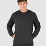 Central Crew Sweater washed black