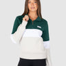 Coco Half Zip Sweater Forest Green