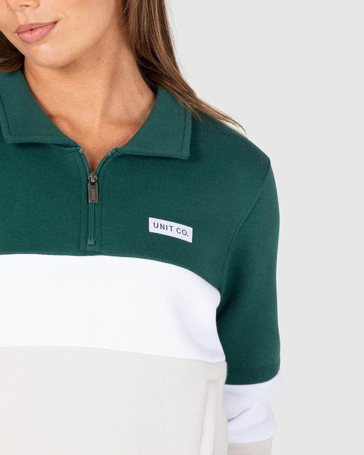UNIT Ladies Coco Half Zip Sweater