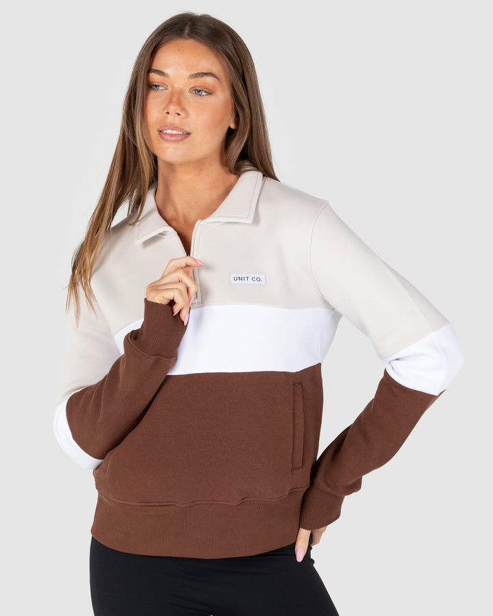 UNIT Ladies Coco Half Zip Sweater