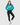 Championship Cropped Hoodie Persian Teal