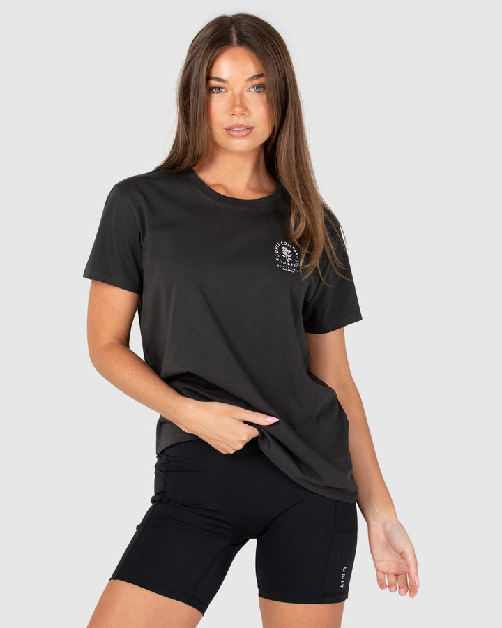 Blush Tee Washed Black
