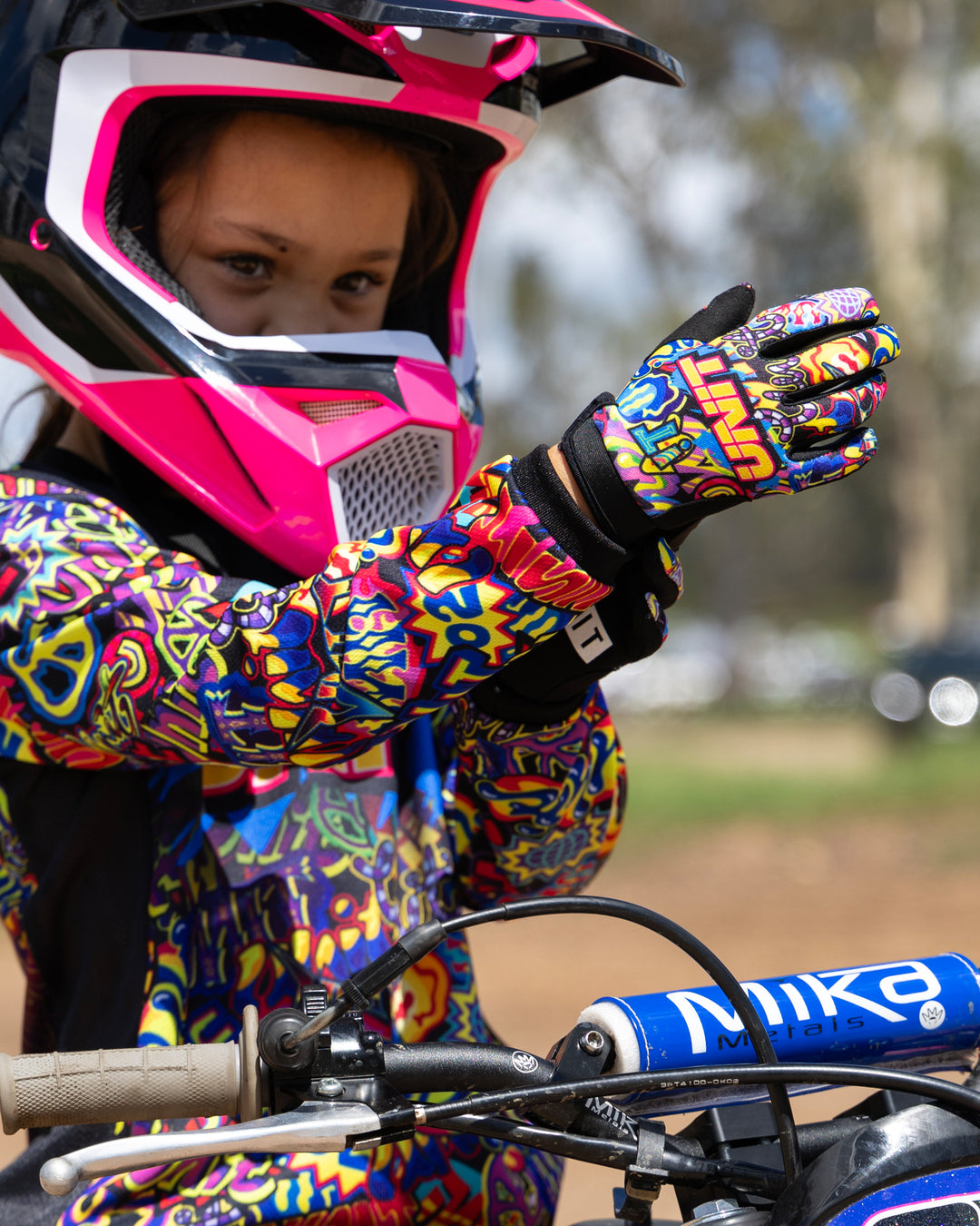 UNIT Fizzle Kids Riding Gloves