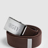 Stretch Webbing Belt Brown