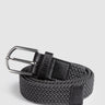 Braided Stretch Belt Dark Grey