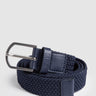Braided Stretch Belt Navy