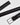 Braided Leather Stretch Belt Black