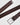 Braided Leather Stretch Belt Chocolate