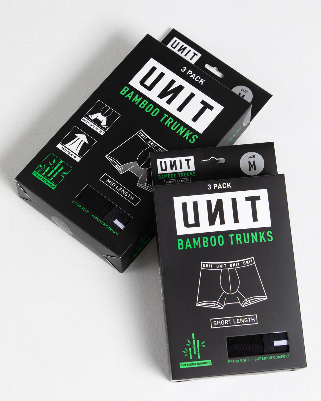 UNIT Mens Bamboo Short Trunk Underwear