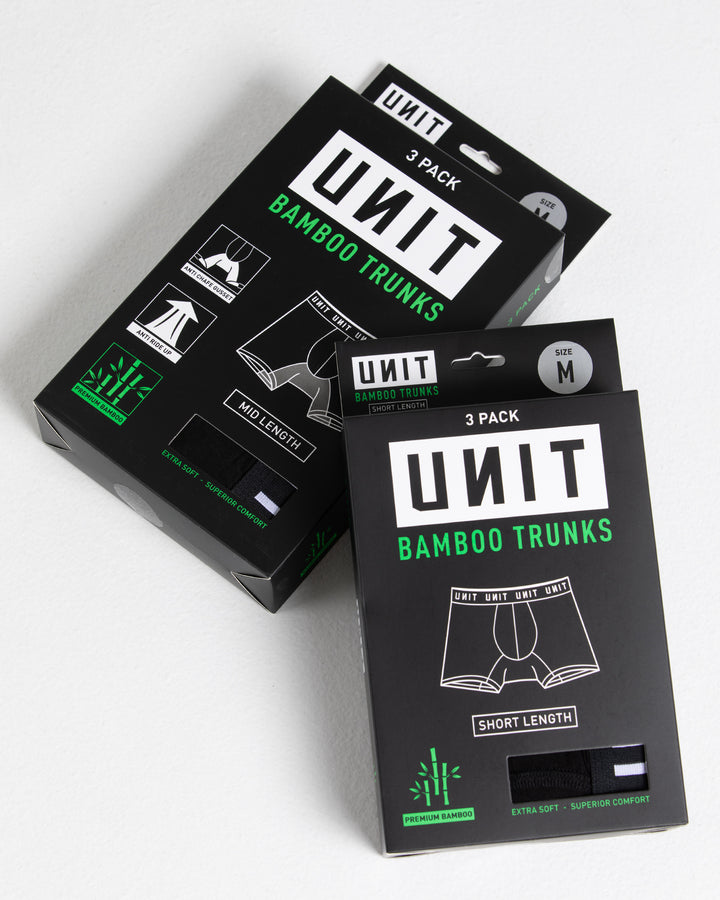 UNIT Mens Bamboo Short Trunk Underwear