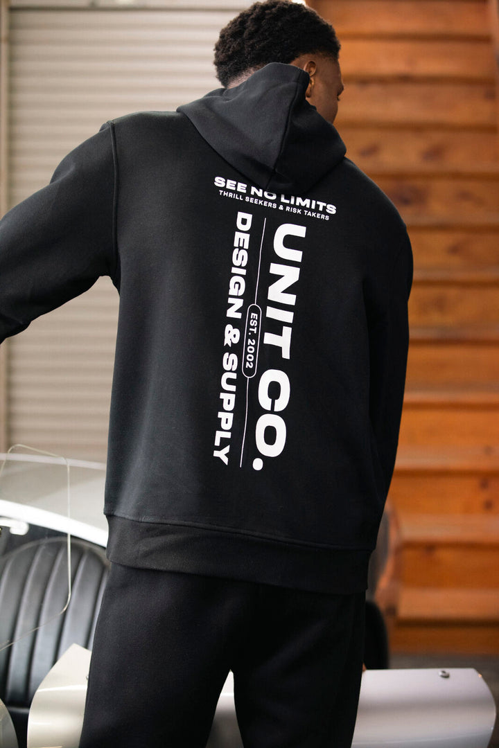 UNIT Mens Worldwide Pull Over Hoodie