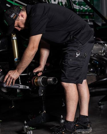 Demolition Cargo Work Shorts Black