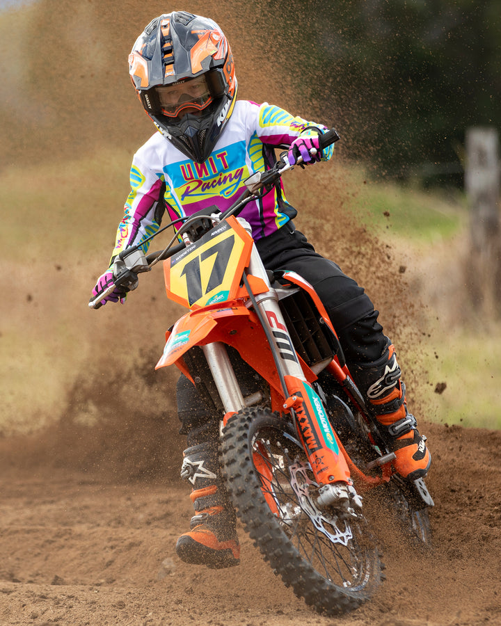 UNIT Youth Neon Riding Jersey