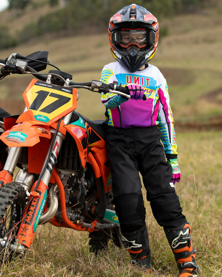 UNIT Youth Neon Riding Jersey