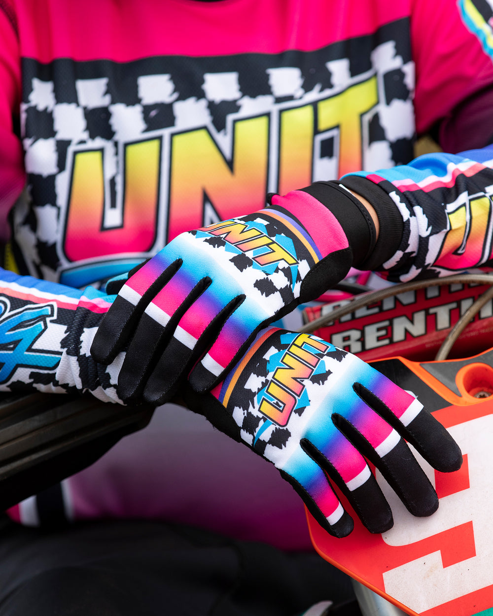 UNIT Turbo Youth Riding Gloves
