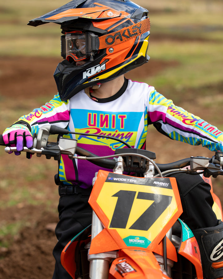 UNIT Youth Neon Riding Jersey
