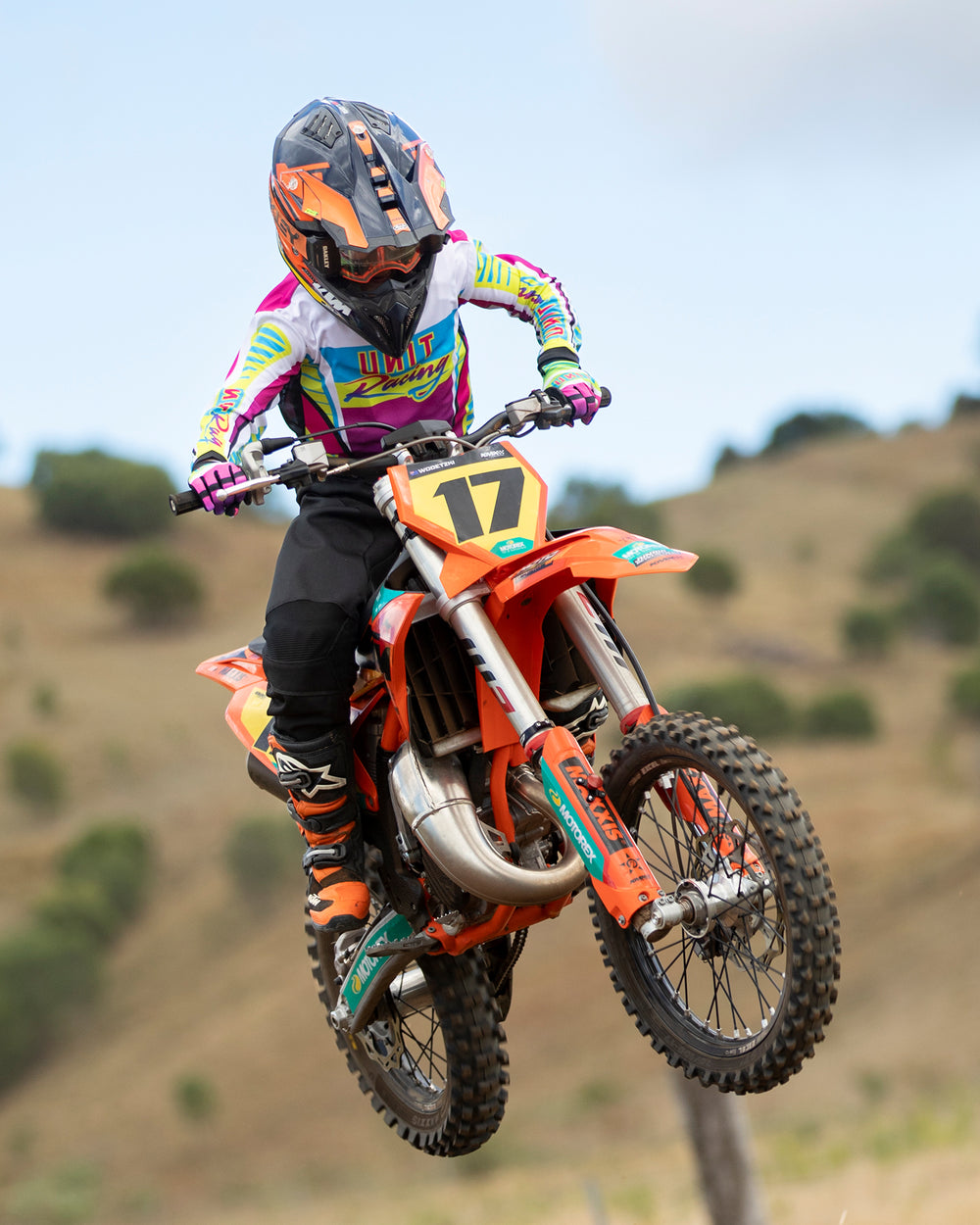 UNIT Youth Neon Riding Jersey