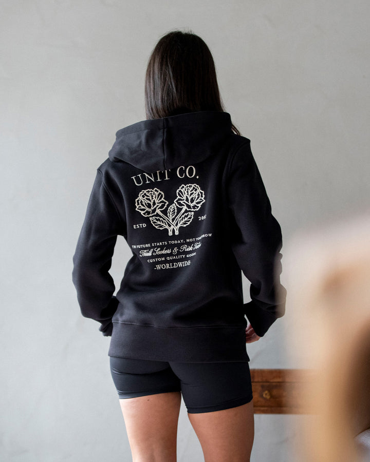 UNIT Rosette Ladies Pullover Hoodie