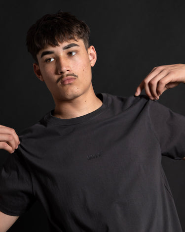 Stock Tee Washed Black