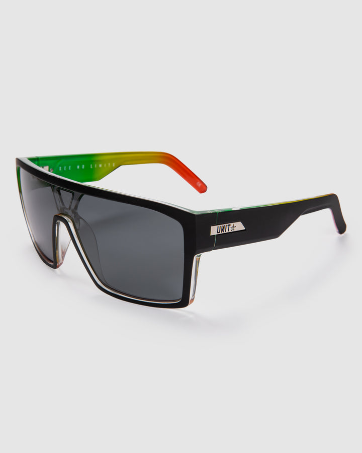 UNIT Command Sunglasses - Rasta Polarised